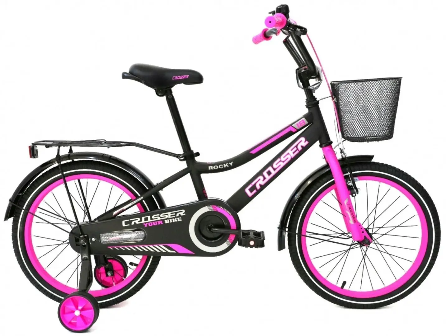 Bicicleta Crosser C13 Rocky 18 (Black/Pink)