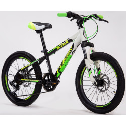 Велосипед Fulger Avatar Race 20 (White/Lime/Green) Thumb