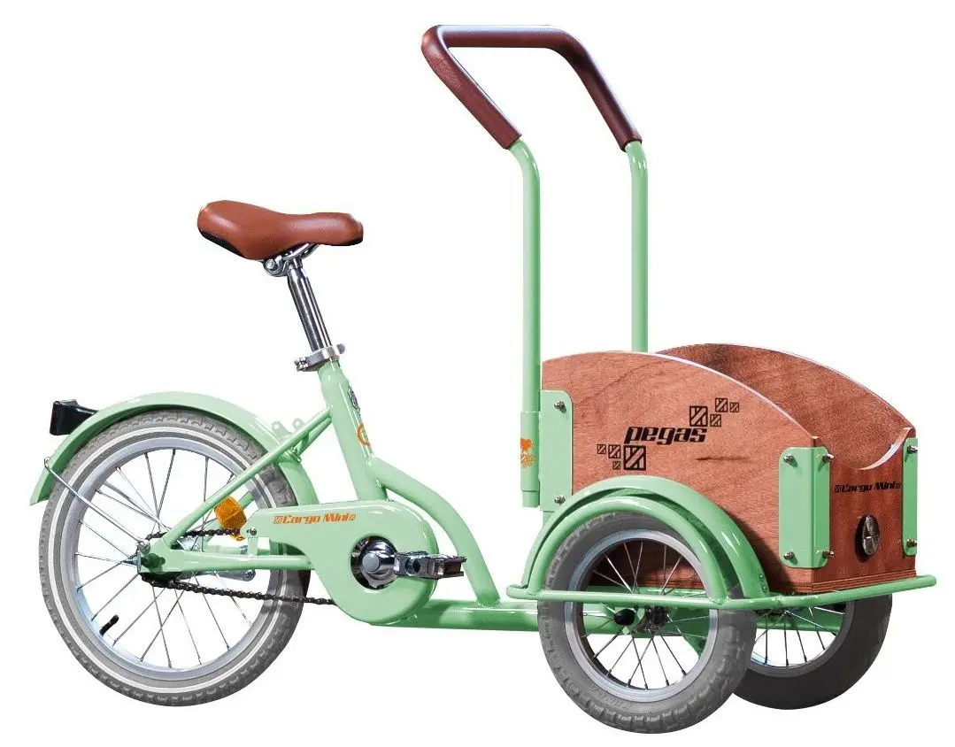 Велосипед Pegas Mini Cargo (Pistachio Green)
