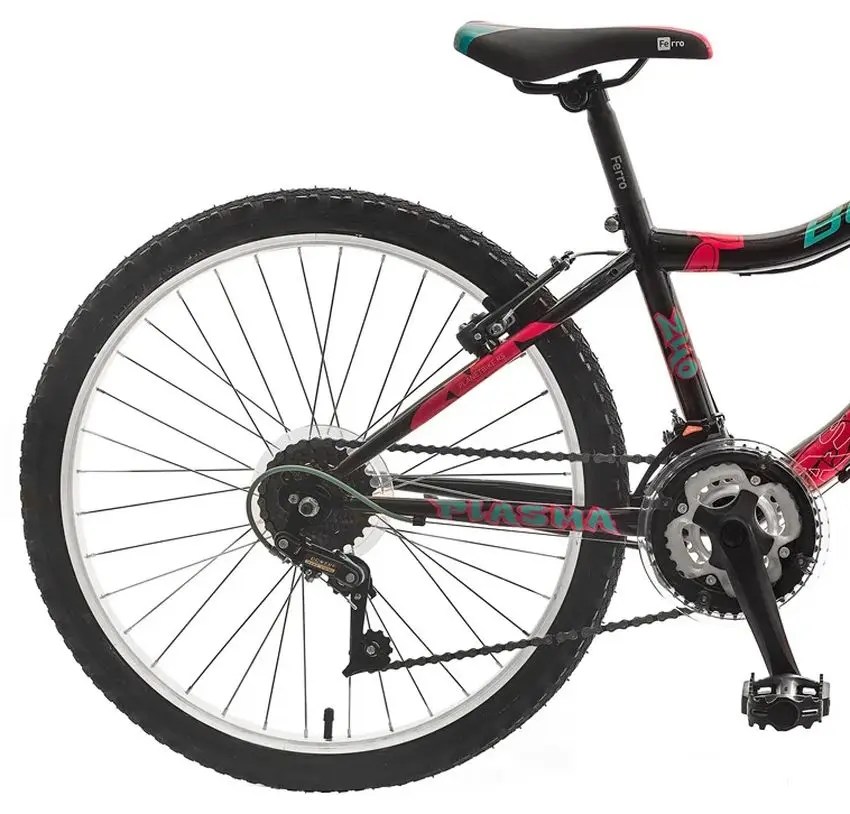 Велосипед Polar Booster Plasma 24 (Black/Pink) - 2