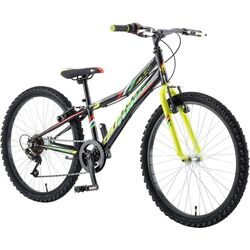 Bicicleta Polar Booster Turbo 24 (Black/Green) Thumb
