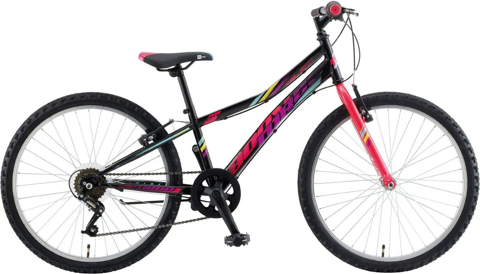 Bicicleta Polar Booster Turbo 24 (Black/Pink)