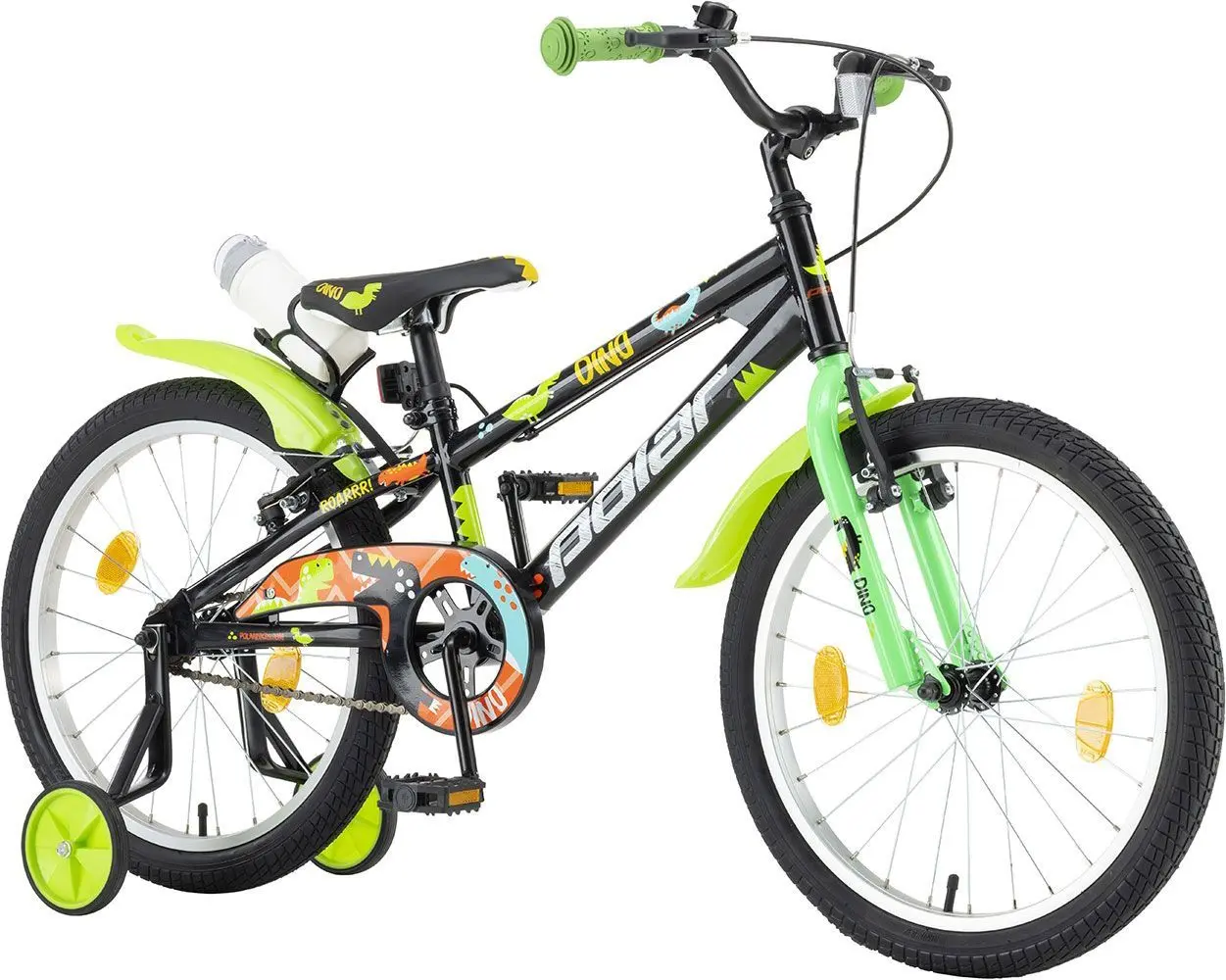 Bicicleta Polar Dino 20 (Black/Green) - 2