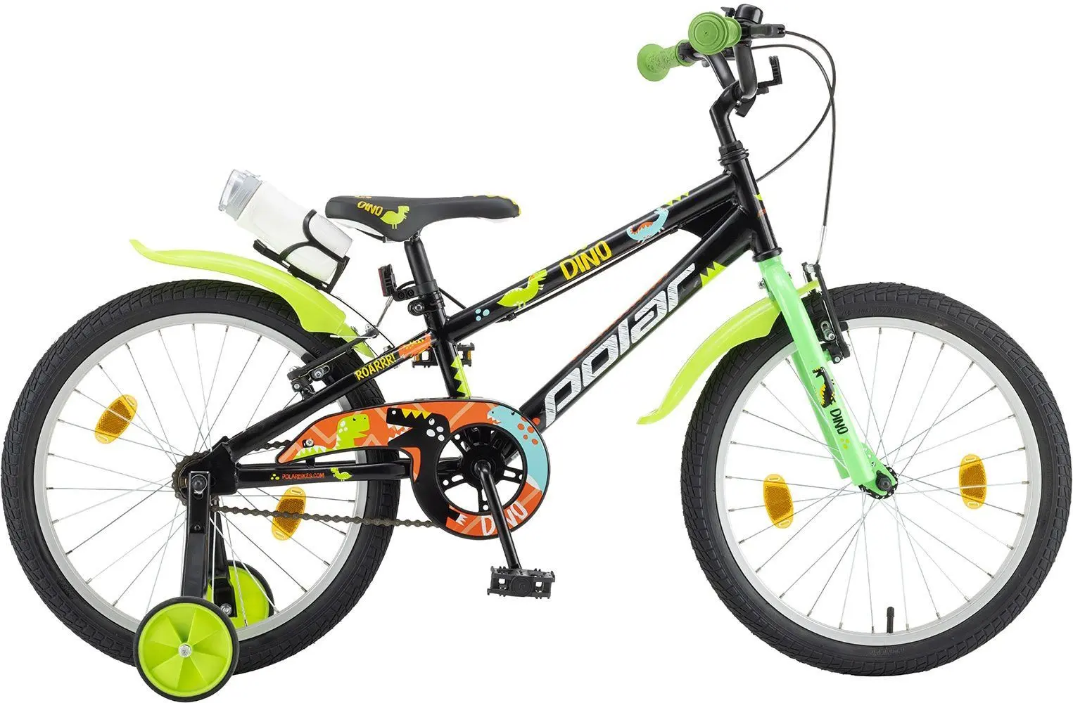 Bicicleta Polar Dino 20 (Black/Green)
