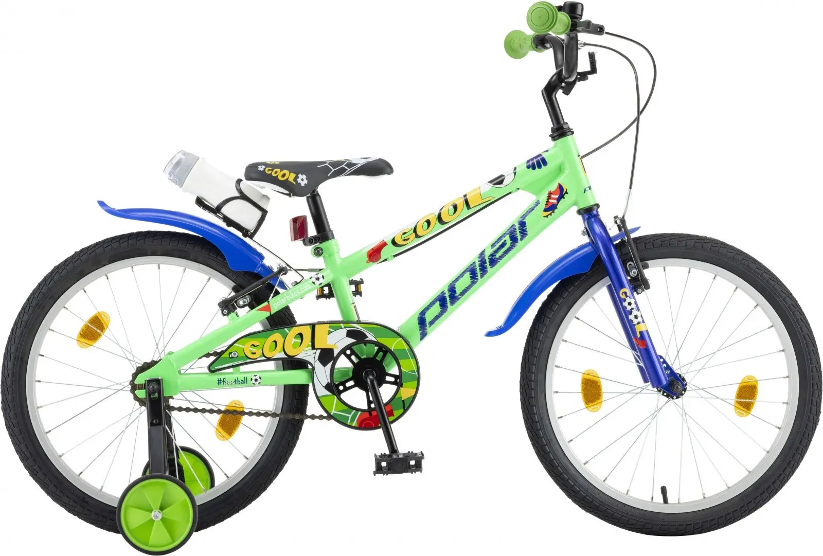 Bicicleta Polar Football 20 (Green/Blue)