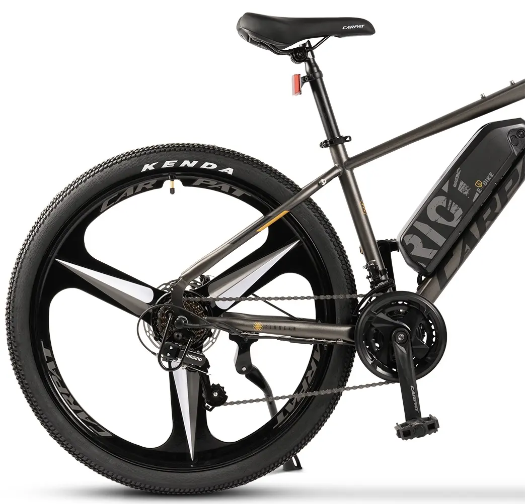 Bicicleta electrica Carpat Pioneer C27517E (Grey/Black) - 4