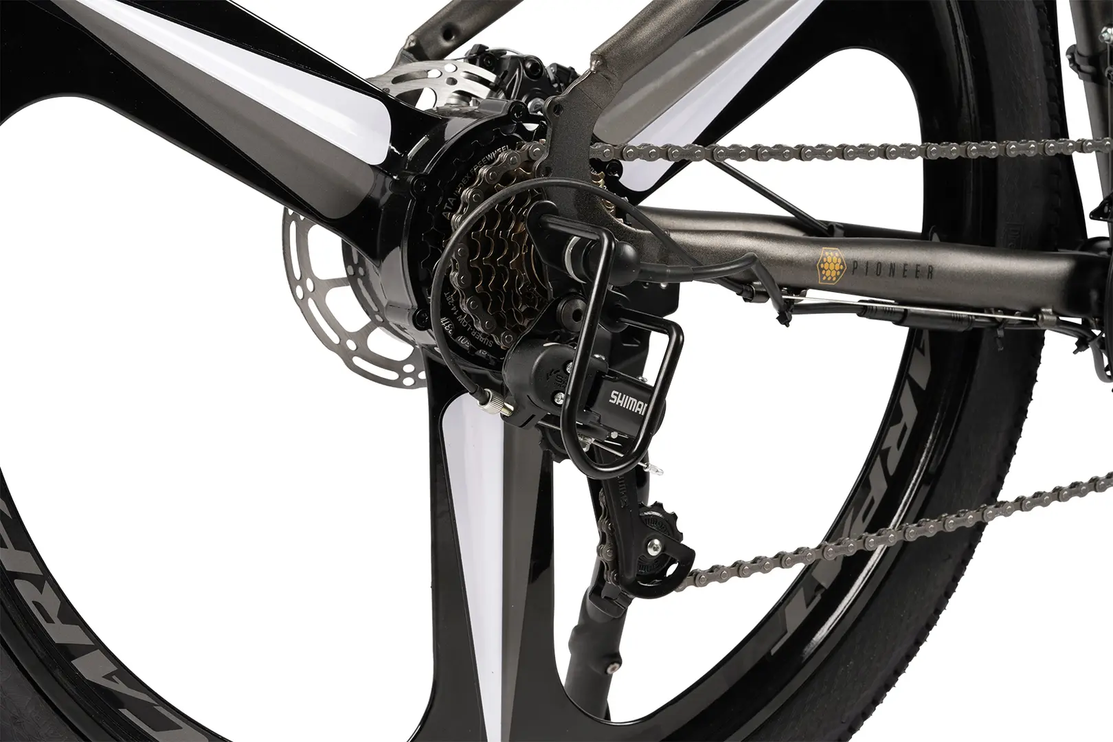 Bicicleta electrica Carpat Pioneer C27517E (Grey/Black) - 5