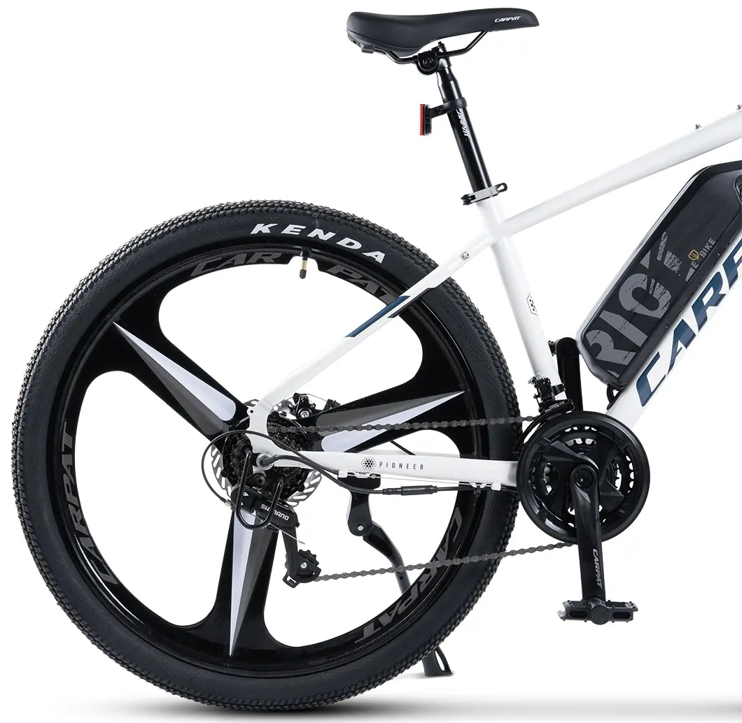 Bicicleta electrica Carpat Pioneer C27517E (White/Blue) - 4