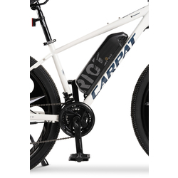 Bicicleta electrica Carpat Pioneer C27517E (White/Blue) Thumb