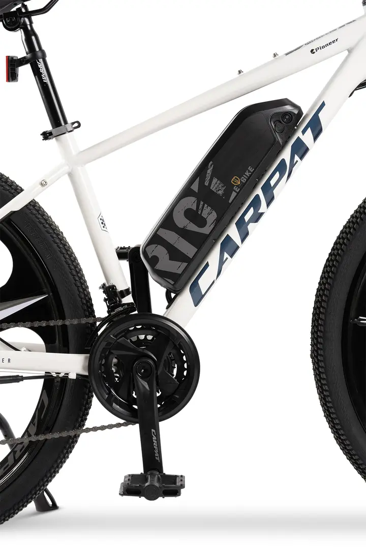 Bicicleta electrica Carpat Pioneer C27517E (White/Blue) - 6