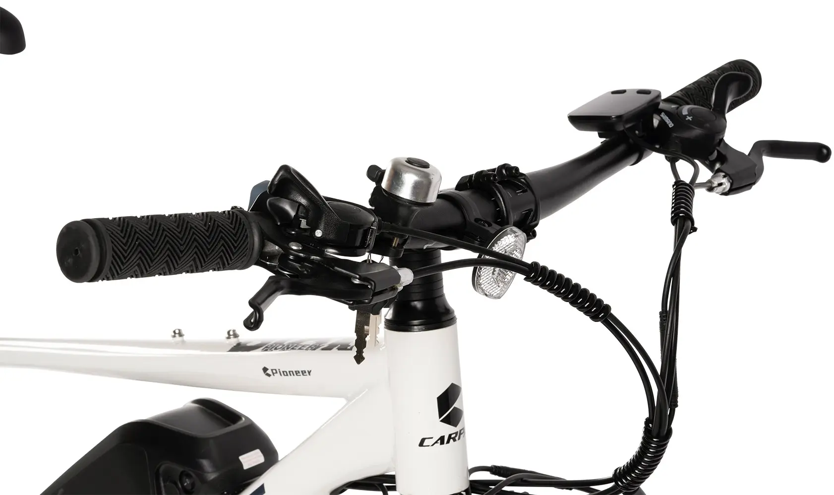 Bicicleta electrica Carpat Pioneer C27517E (White/Blue) - 8