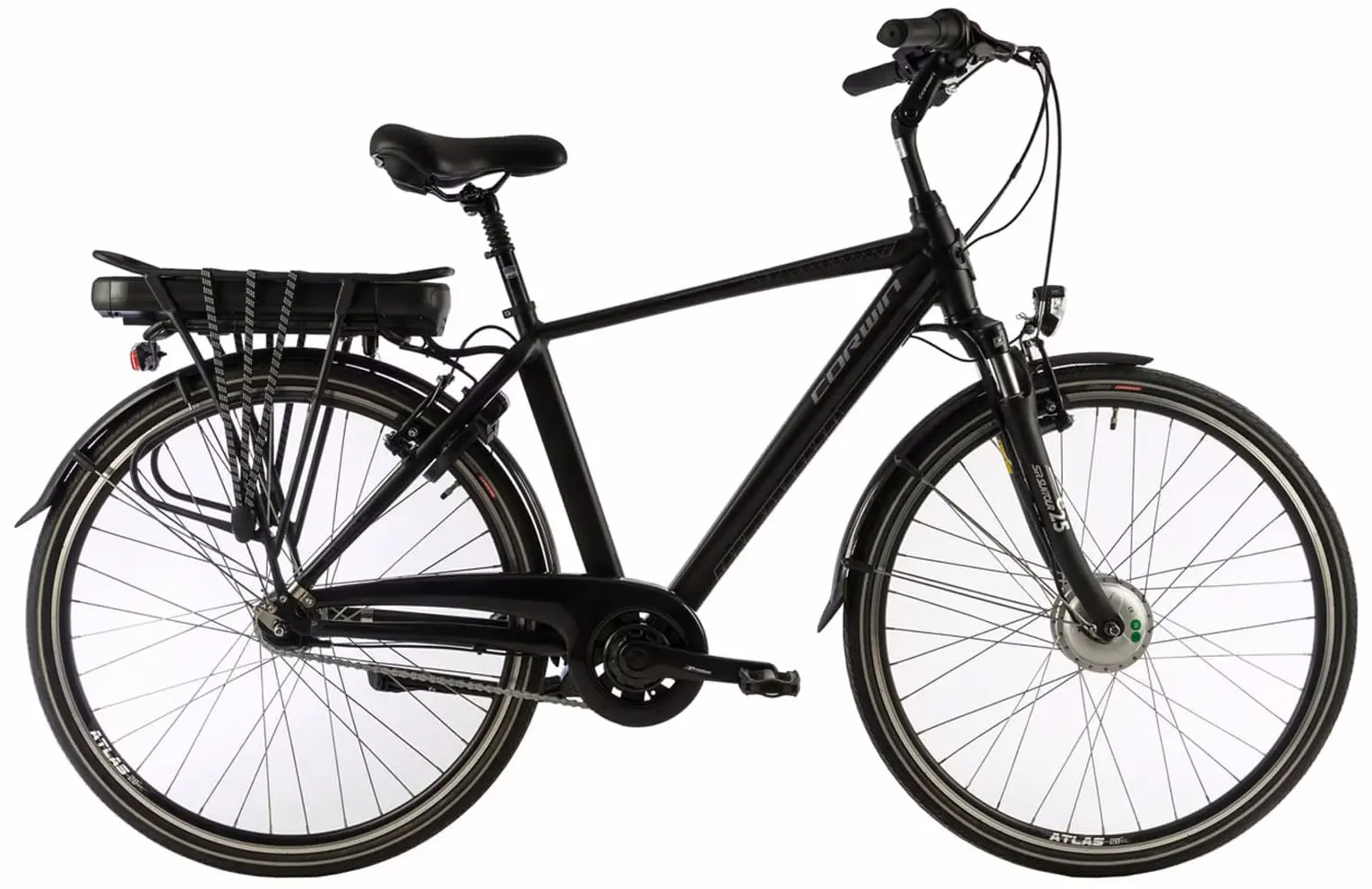 Bicicleta electrica Corwin 28321 490mm (Matte Black)