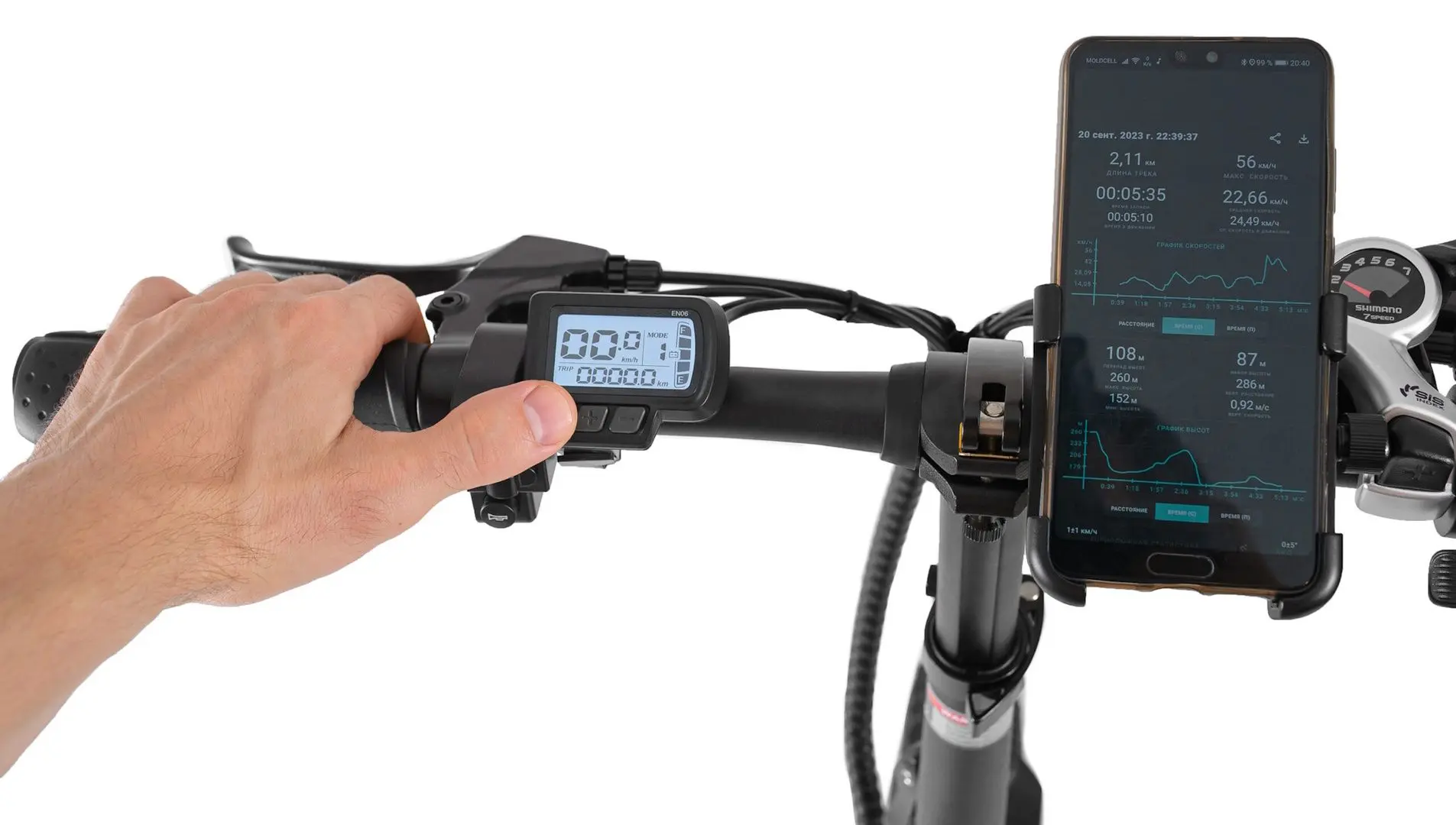 Bicicleta electrica Kamoto GT4 (White/Black)