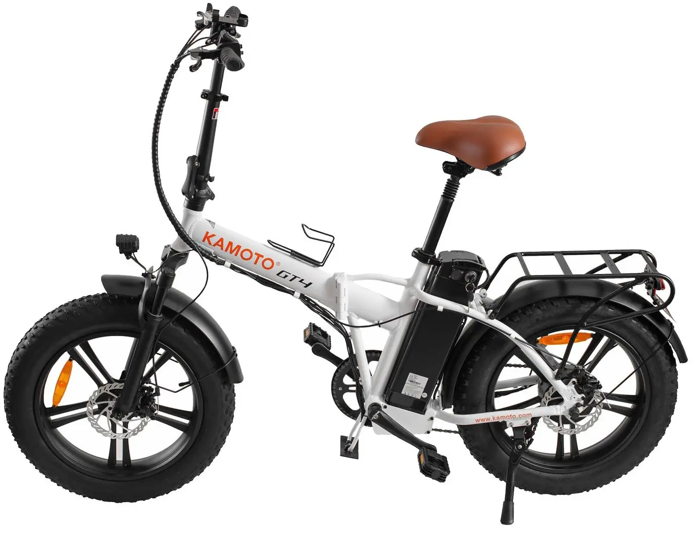 Bicicleta electrica Kamoto GT4 (White/Black)