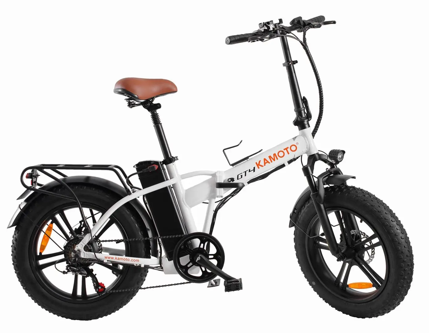Bicicleta electrica Kamoto GT4 (White/Black)
