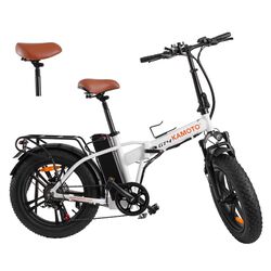 Bicicleta electrica Kamoto GT4 (White/Black) Thumb
