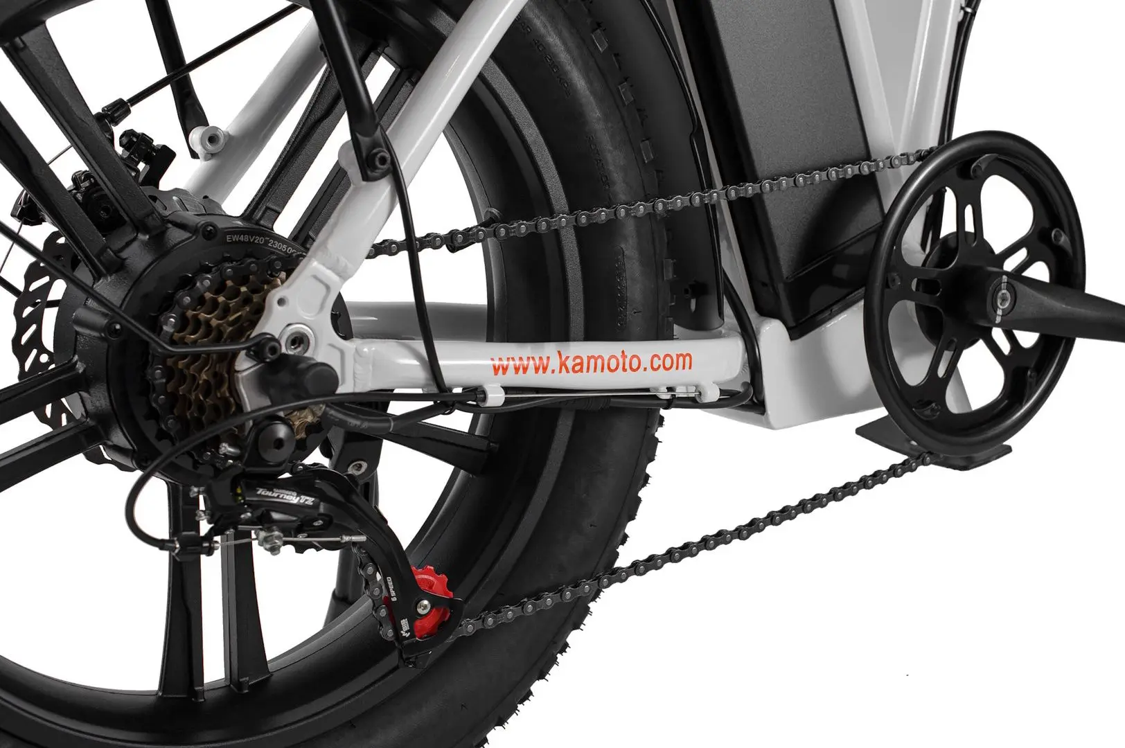 Bicicleta electrica Kamoto GT4 (White/Black)