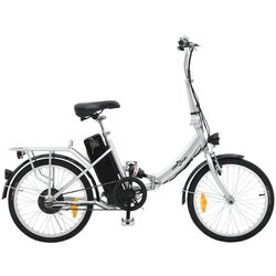 Bicicletă electrică VidaXL 90814 (Silver) Thumb