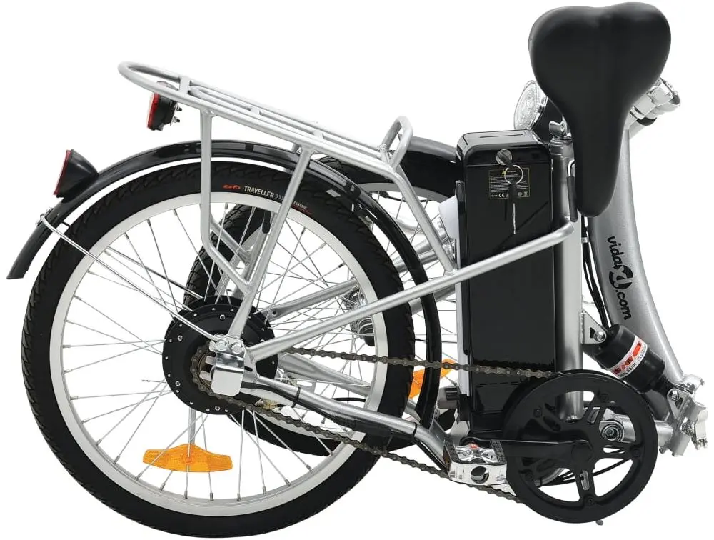 Bicicletă electrică VidaXL 90814 (Silver) - 4