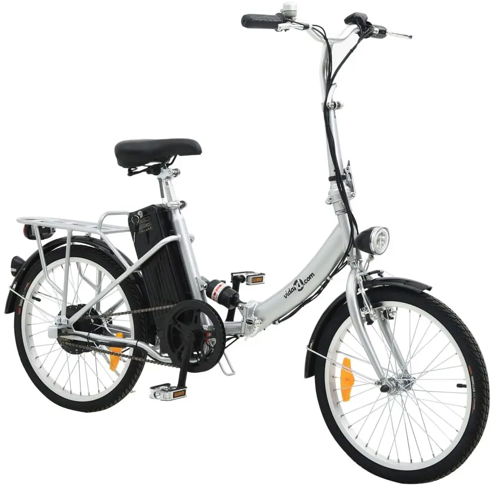 Bicicletă electrică VidaXL 90814 (Silver)