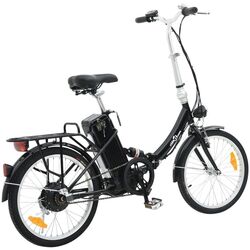 Bicicletă electrică VidaXL 90815 (Black) Thumb