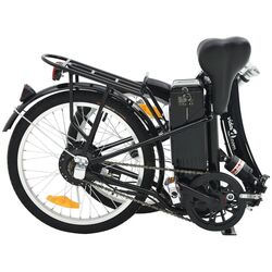 Bicicletă electrică VidaXL 90815 (Black) Thumb