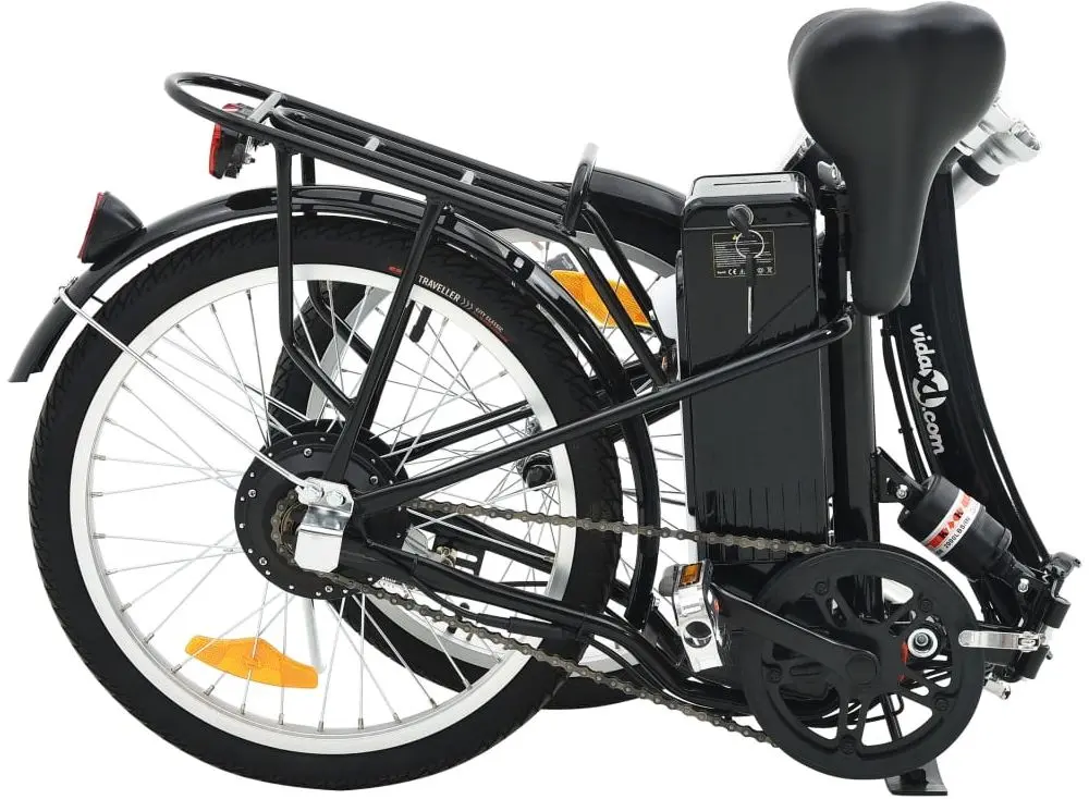 Bicicletă electrică VidaXL 90815 (Black) - 4