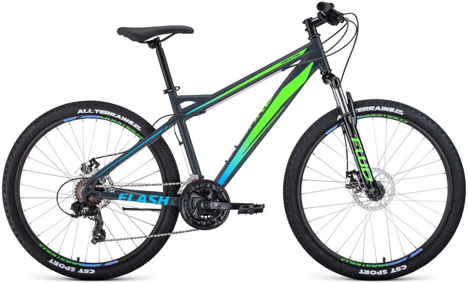 Bicicleta Forward Flash 26 1.2 19 (Blue/Bright Green)