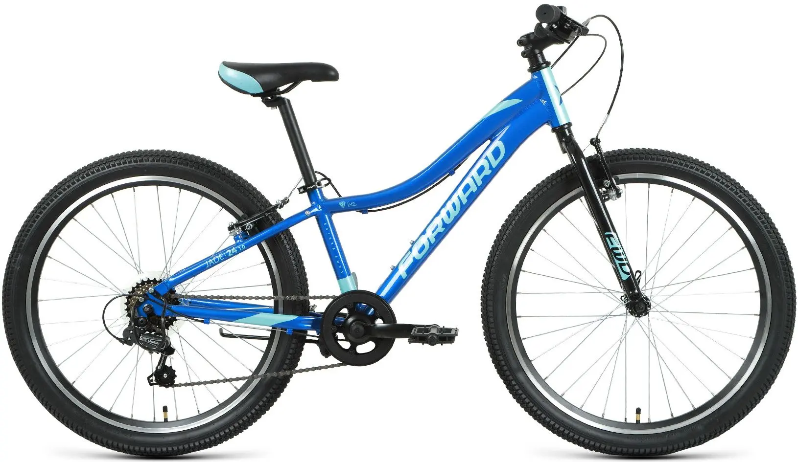 Велосипед Forward Jade 24 1.0 (Blue/Turquoise)