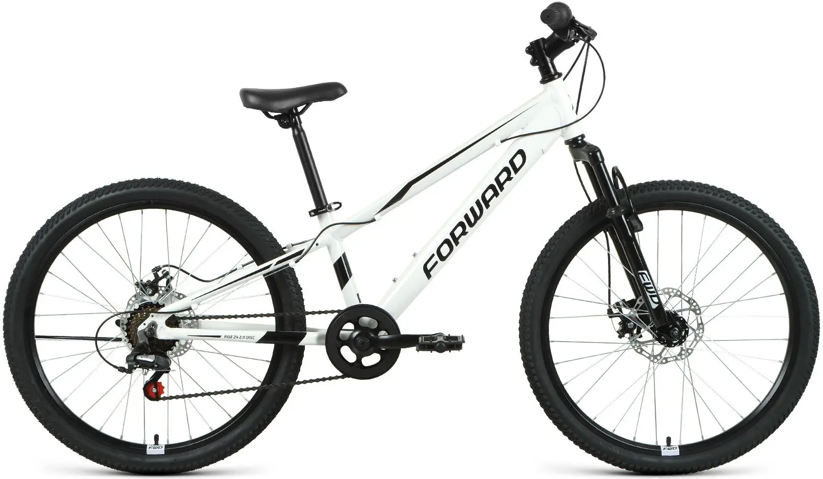 Велосипед Forward Rise 24 2.0 (White/Black)
