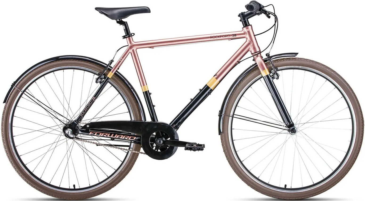 Bicicleta Forward Rockford 28 540 (Black/Brown)