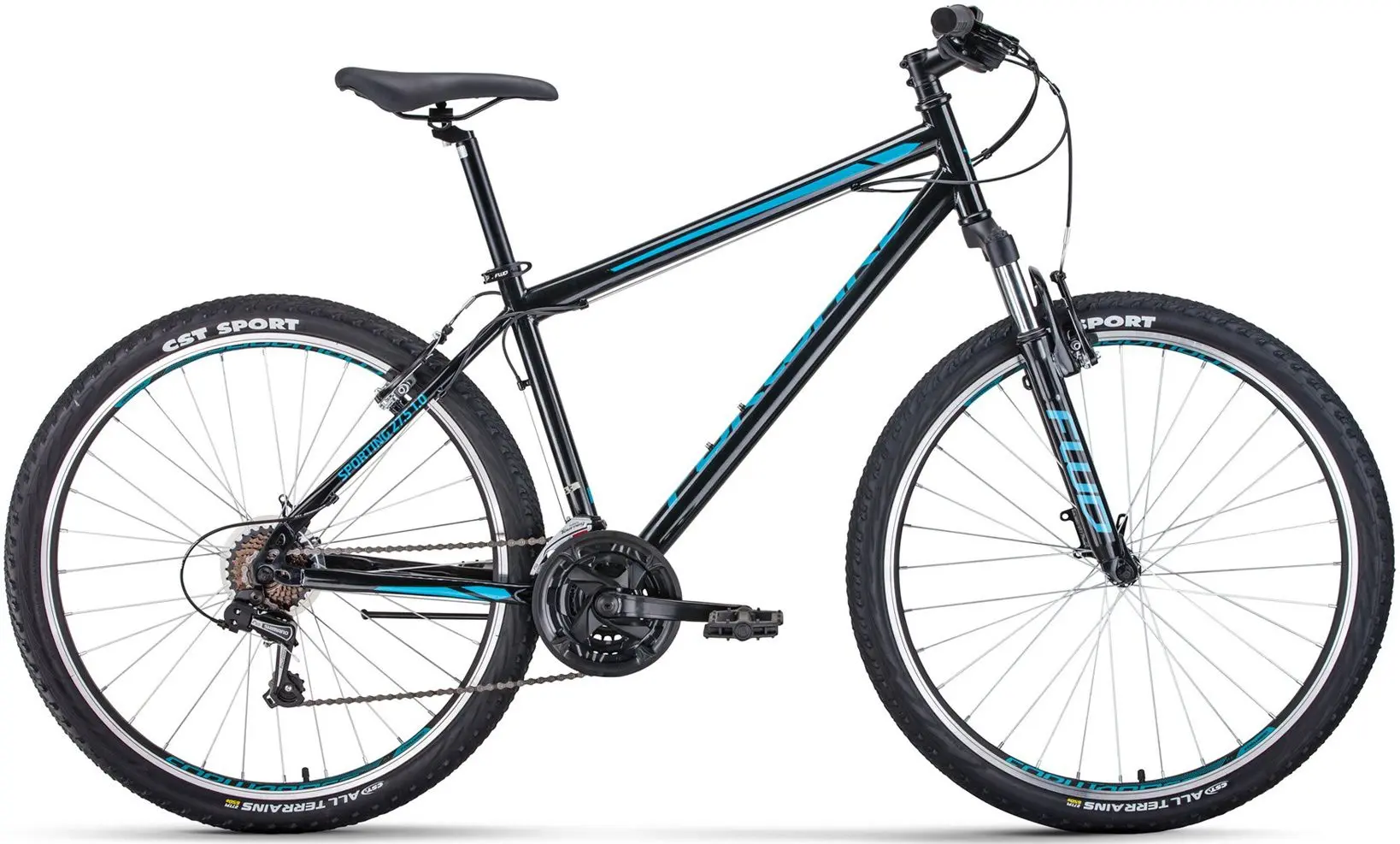 Bicicleta Forward Sporting 27.5 1.2 15 (Black/Turquoise)