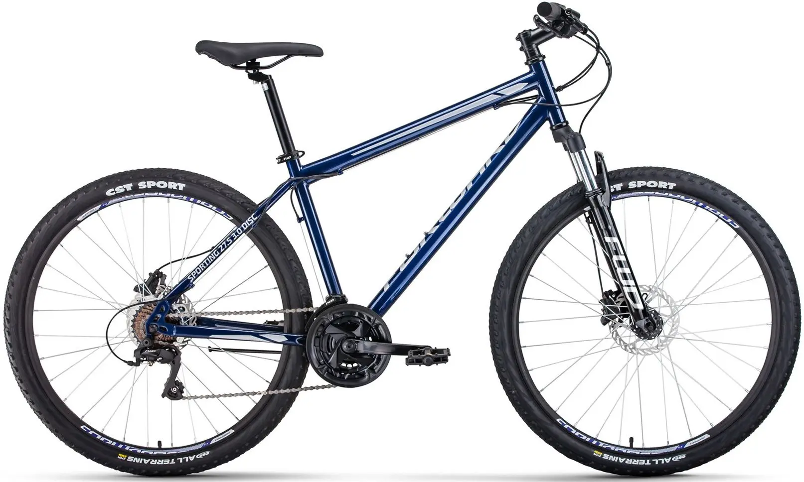 Bicicleta Forward Sporting 27.5 3.0 19 Disc (Dark Blue/Gray)