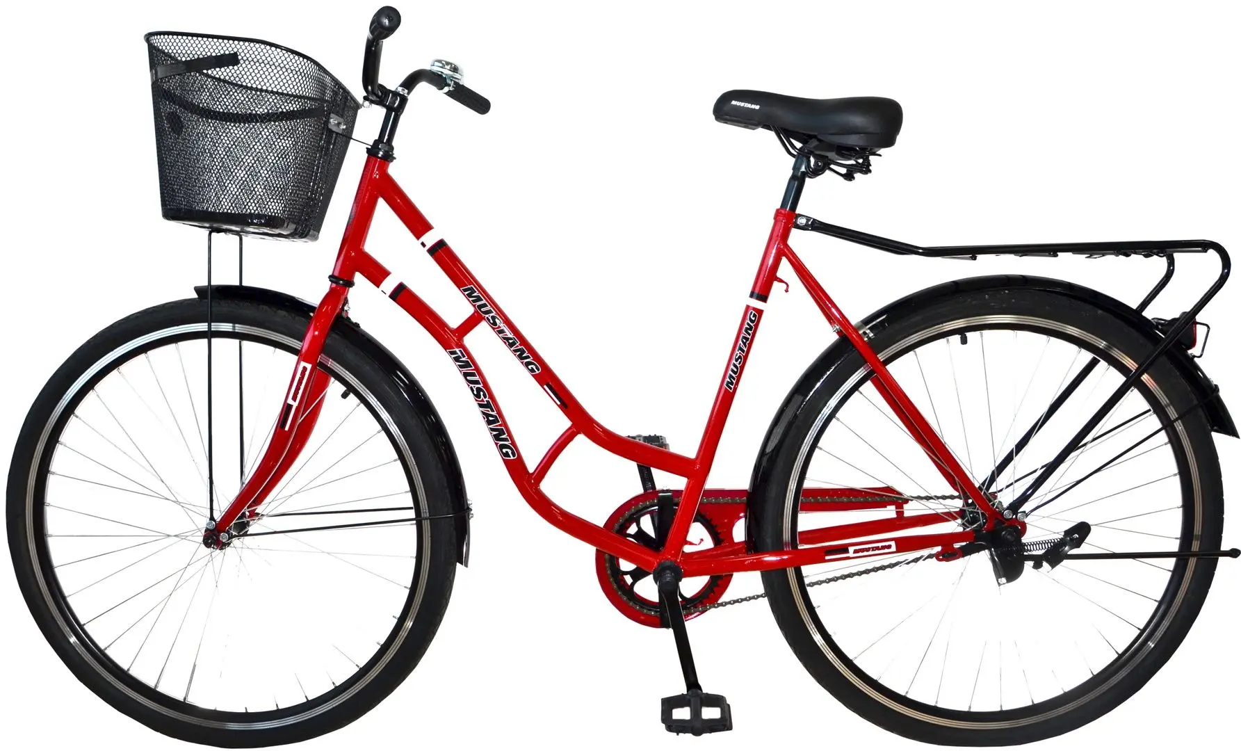 Велосипед Mustang Retro Women 28 (Red/Black) - 12