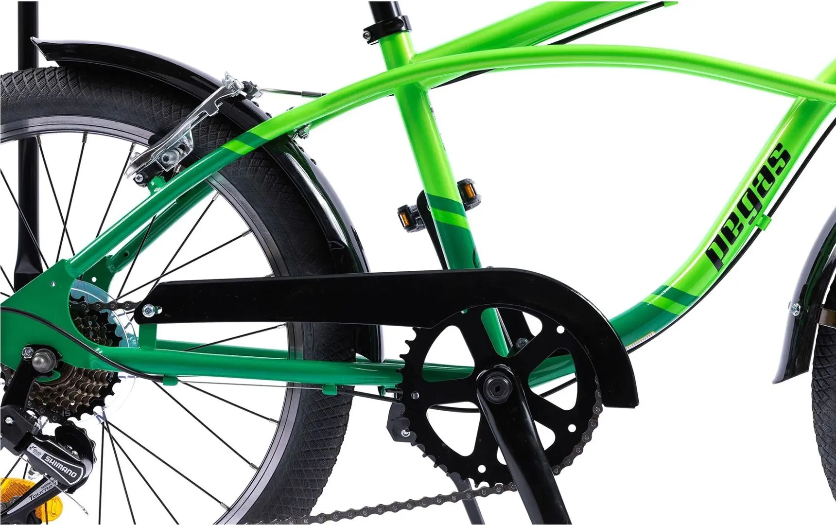 Велосипед Pegas Strada Mini 7S (Green) - 4
