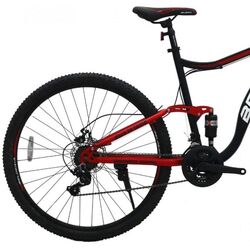 Bicicleta Belderia Camp XC 200 Double Suspension R29 GD-SKD (Black/Red) Thumb