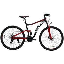 Bicicleta Belderia Camp XC 200 Double Suspension R29 GD-SKD (Black/Red)
