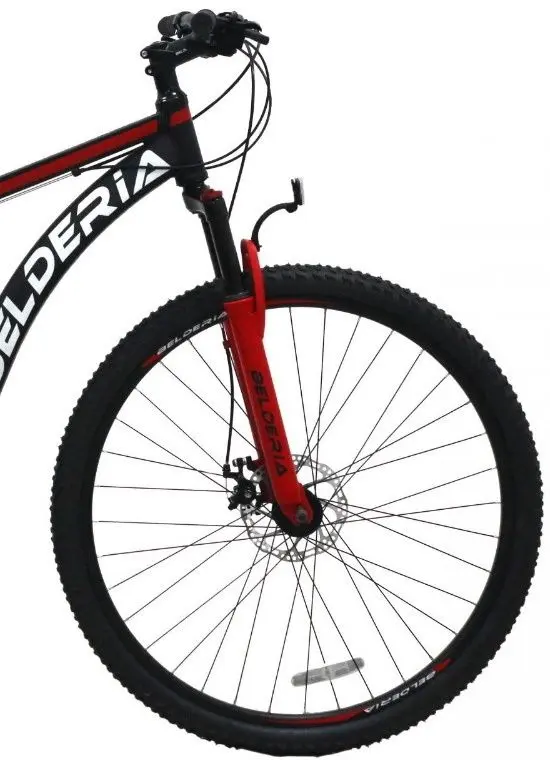 Bicicleta Belderia Camp XC 200 Double Suspension R29 GD-SKD (Black/Red)