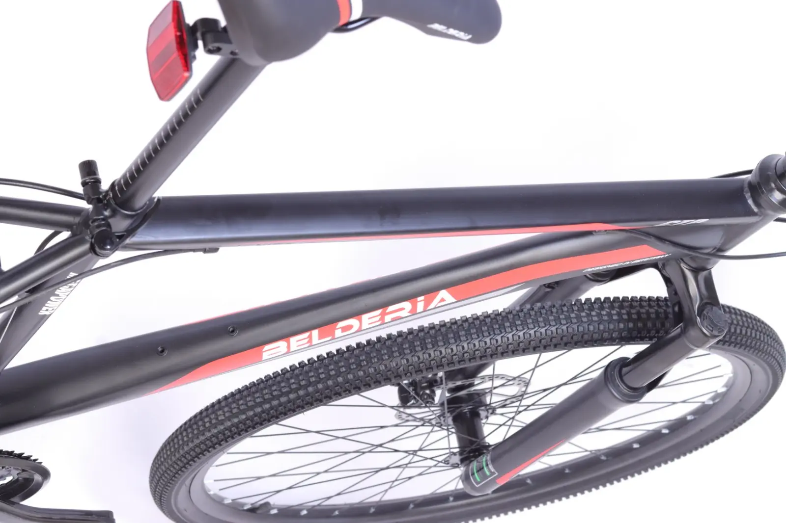 Велосипед Belderia Megapower 29 (Black/Red) - 9