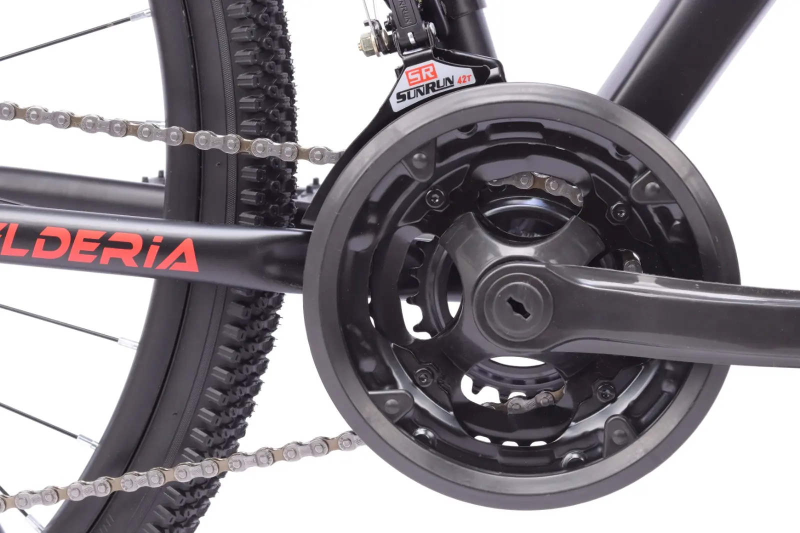 Велосипед Belderia Megapower 29 (Black/Red) - 10