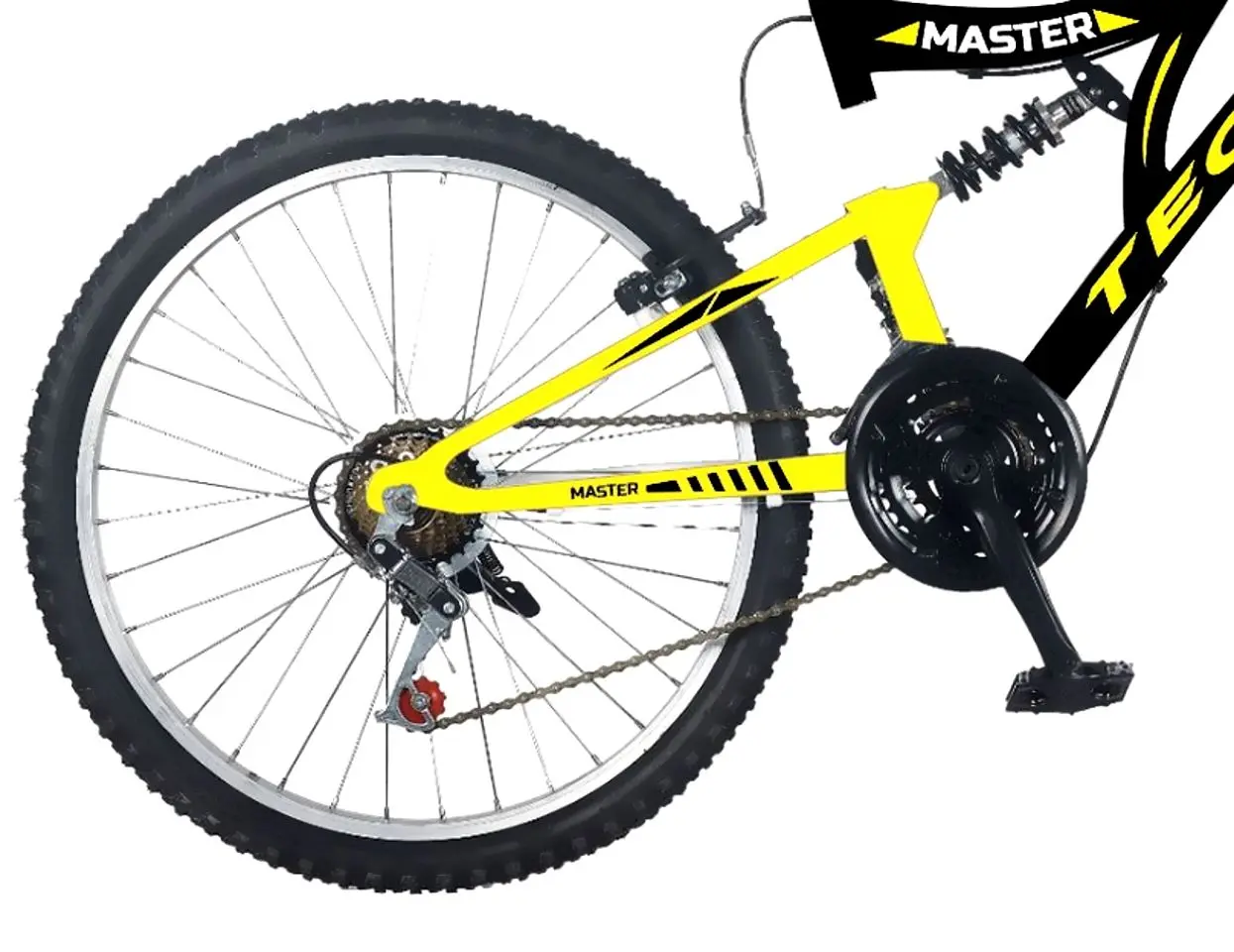Bicicleta Belderia Tec Master 20 (Black/Yellow)