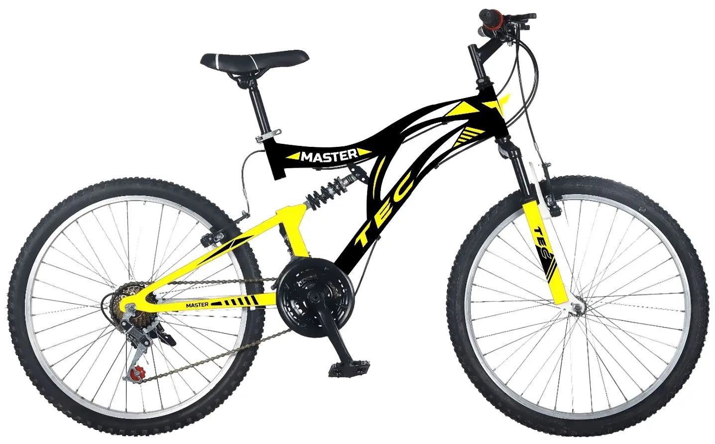Bicicleta Belderia Tec Master 20 (Black/Yellow)