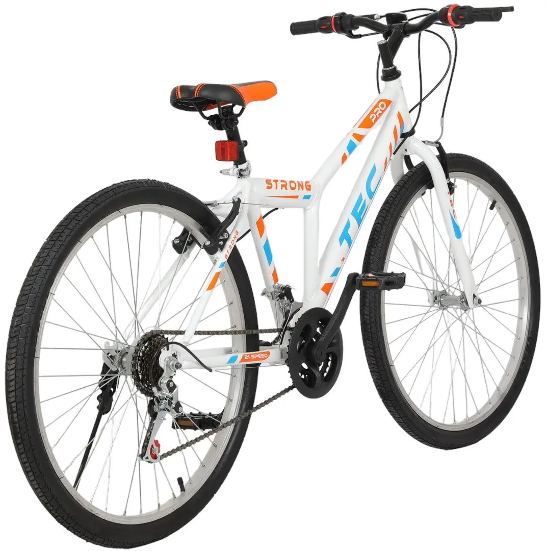 Bicicleta Belderia Tec Strong R24 SKD (White/Orange)