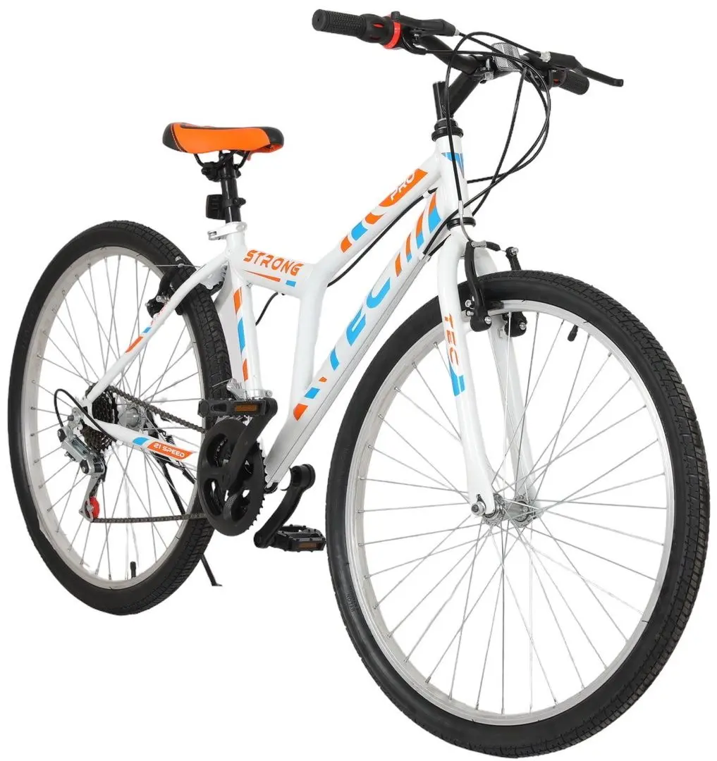 Bicicleta Belderia Tec Strong R24 SKD (White/Orange)