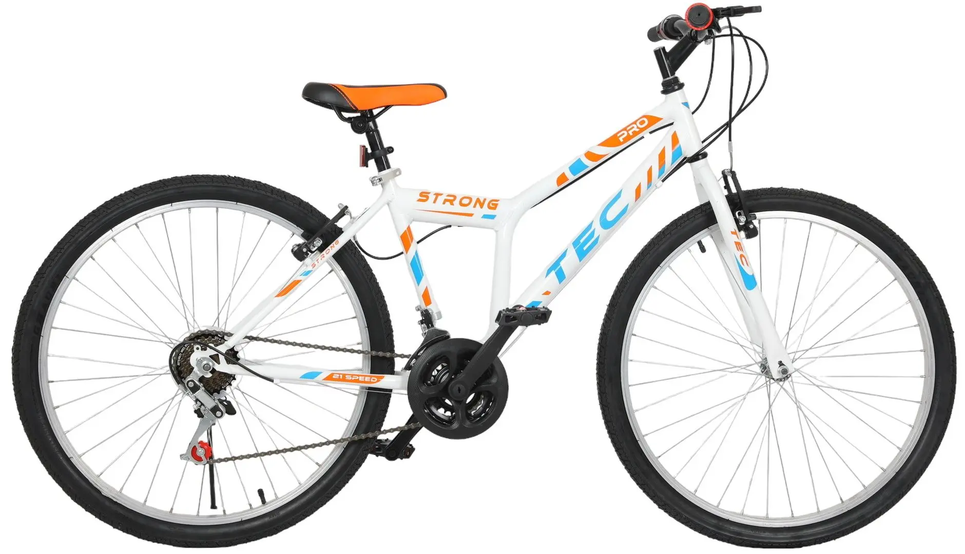 Bicicleta Belderia Tec Strong R24 SKD (White/Orange)