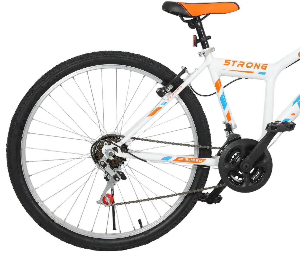 Bicicleta Belderia Tec Strong R24 SKD (White/Orange)
