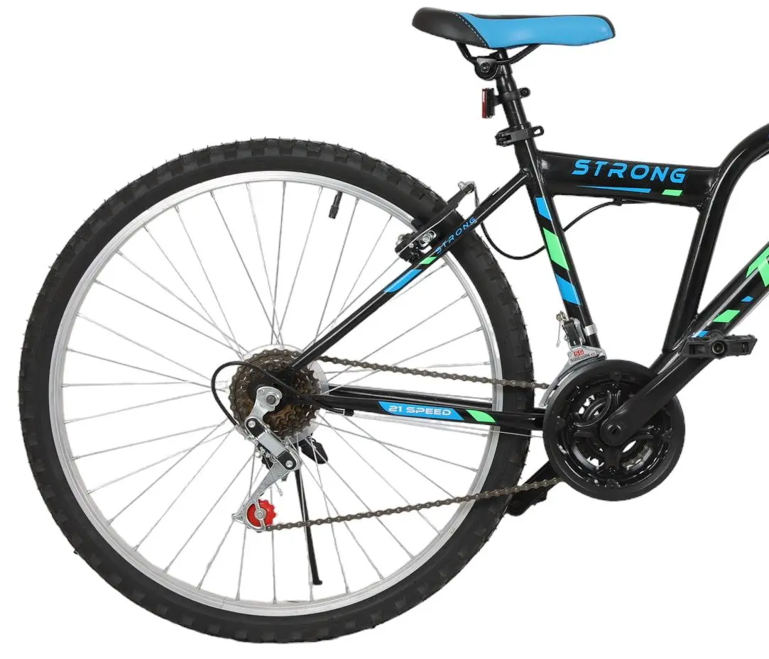 Bicicleta Belderia Tec Strong R26 SKD (Black/Blue/Green)