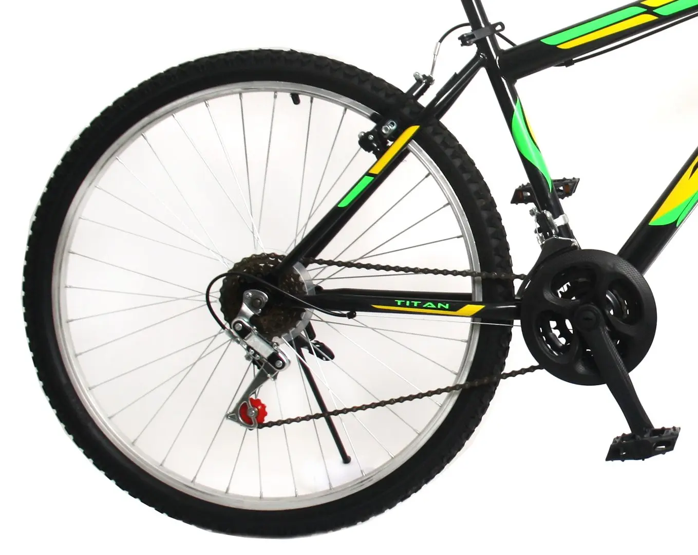 Велосипед Belderia Tec Titan 26 (Black/Yellow)