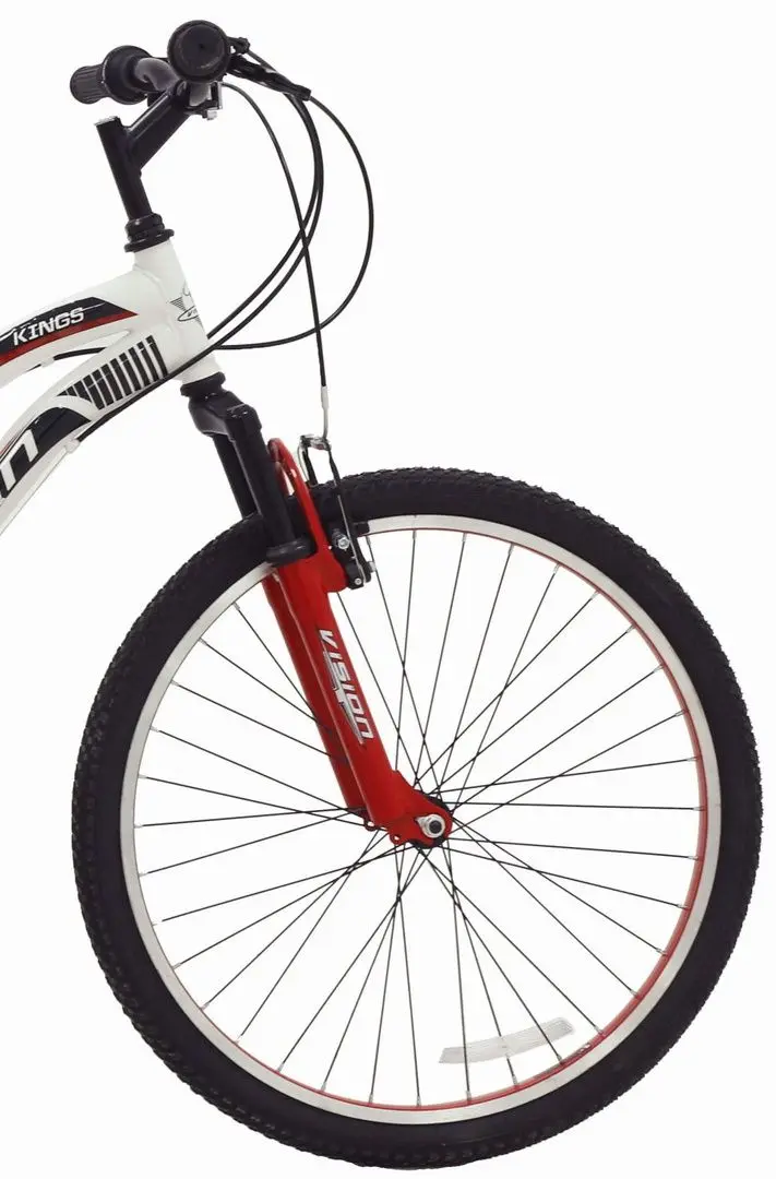 Bicicleta Belderia Vision Kings R24 SKD (White/Red/Black)