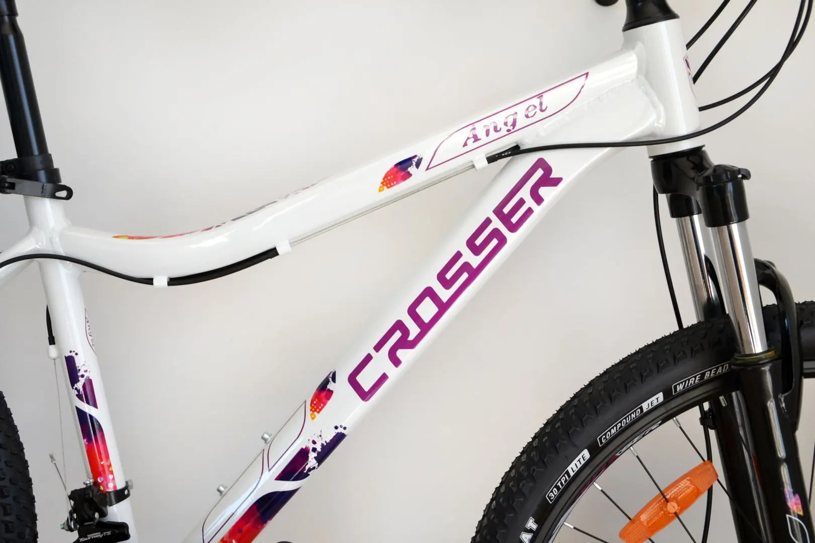 Велосипед Crosser Angel 26 (White/Pink)